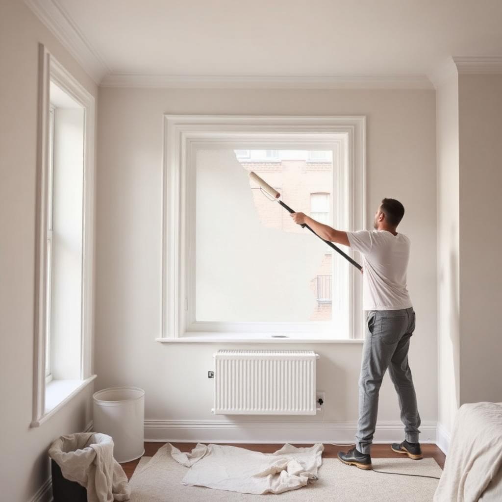 Painters working in a New Rochelle home